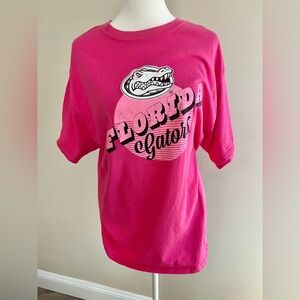Florida Gators Pink Graphic Tree Womens Large Collegiate Shirt